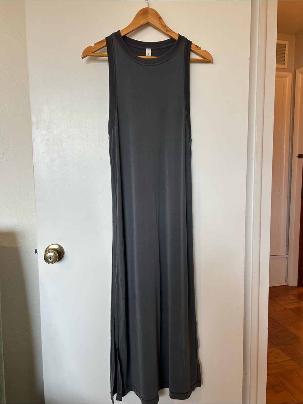 lululemon athletica Sleeveless Maxi Dress in Charcoal